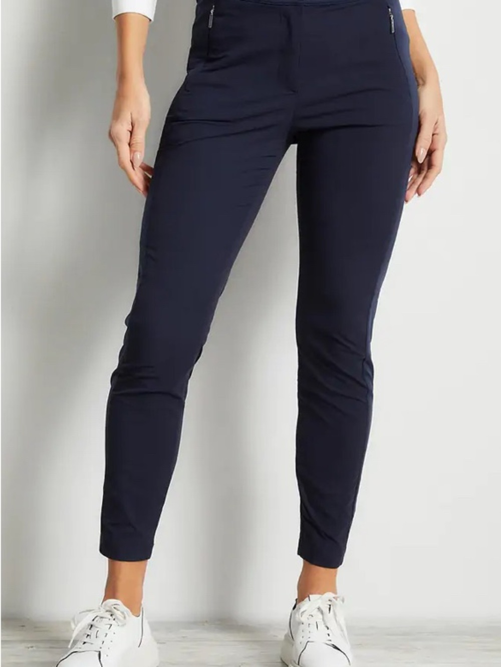 Anatomie Ipant Hybrid Zip Front Slim Stretch Pants